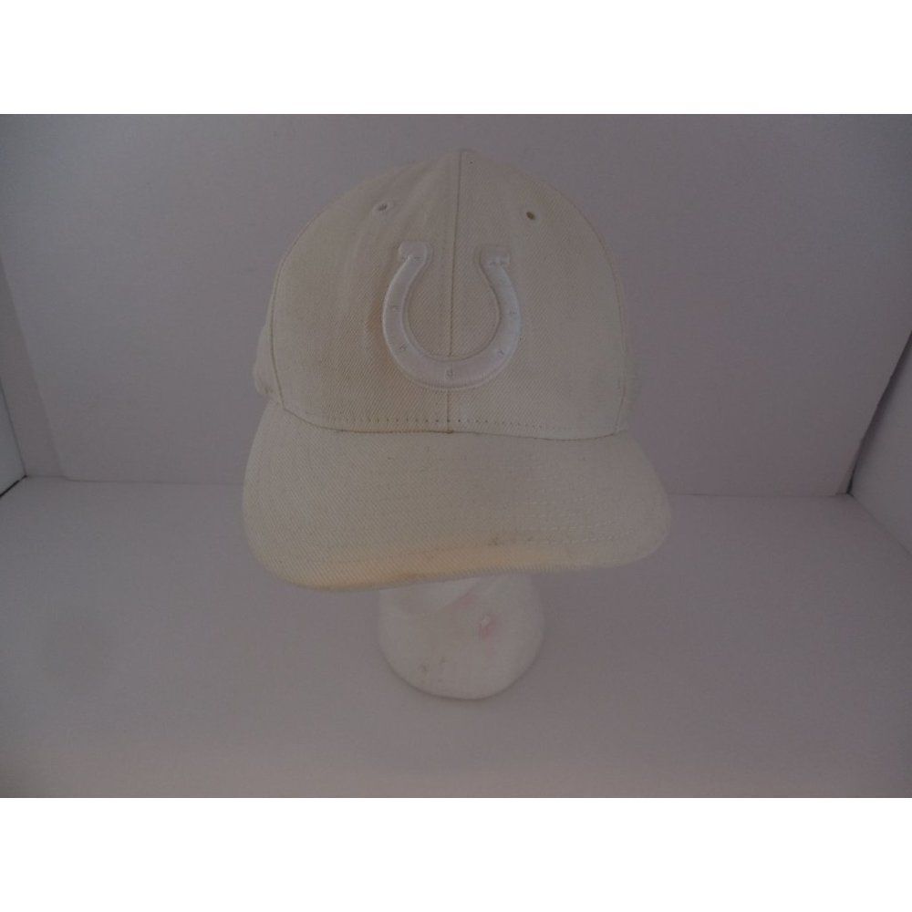NFL Reebok Fitted Cap Sz 7 1/2 Men Indianapolis Colts‎ AFC Sportswear